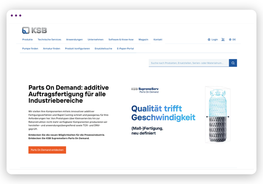 KSB website